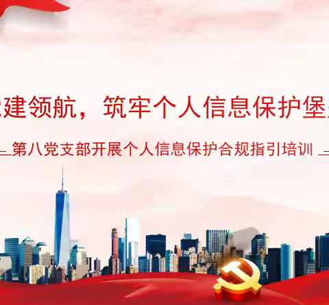 党建领航，筑牢个人信息保护堡垒——第八党支部开展个人信息保护合规指引培训