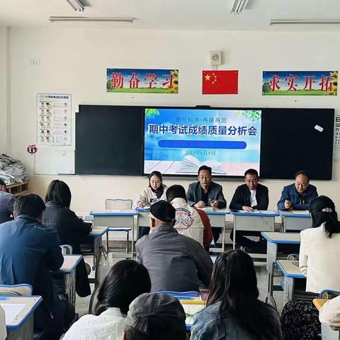 质量分析思得失，凝心聚力谋提质——石灰窑中心小学2022—2023学年第二学期期中学情评估质量分析会