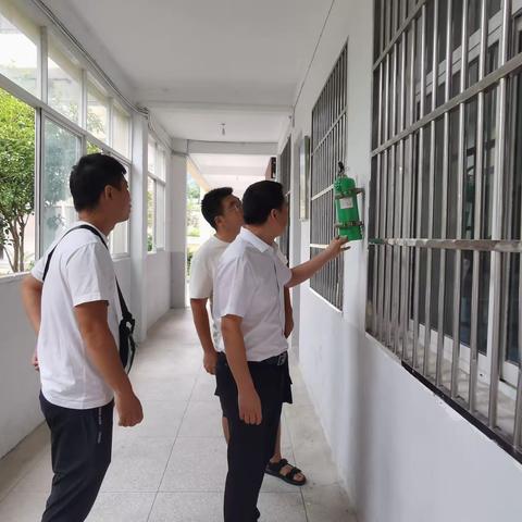 开展学校安全检查，确保假期校园安全——望仙中学假期安全检查