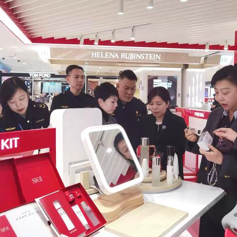 市市场监管局检查节前碑林区化妆品质量安全