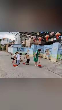 【坂美村】最美风景线—大手牵小手，我们一起走