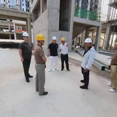 市住建局质安站人防科对在建项目开展安全生产月和扬尘治理专项检查工作