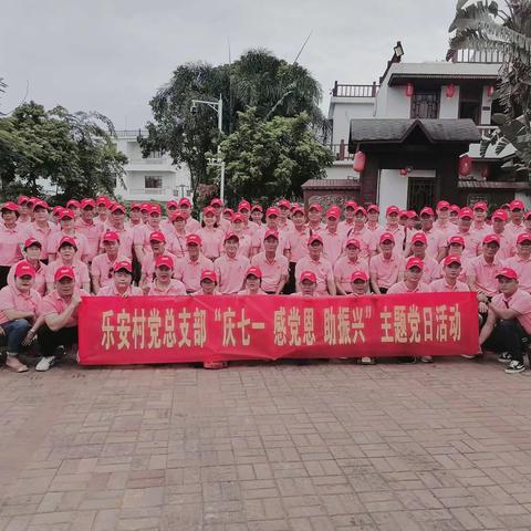 乐安村党总支部“庆七一、感党恩、助振兴”主题党日活动