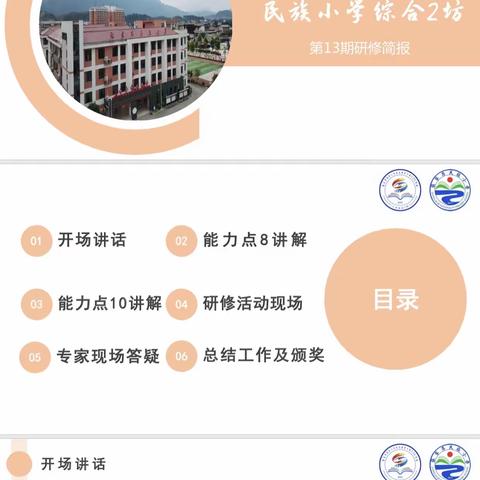 民族小学综合2坊第8组13期研修简报（第8次线下研修优秀能力点8能力点10专题研修）