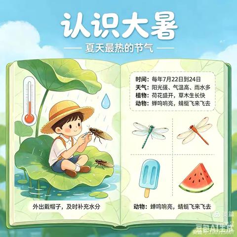 荷风迎大暑·岁岁皆无虞 ﻿———子龙小学 二十四节气体验·大暑
