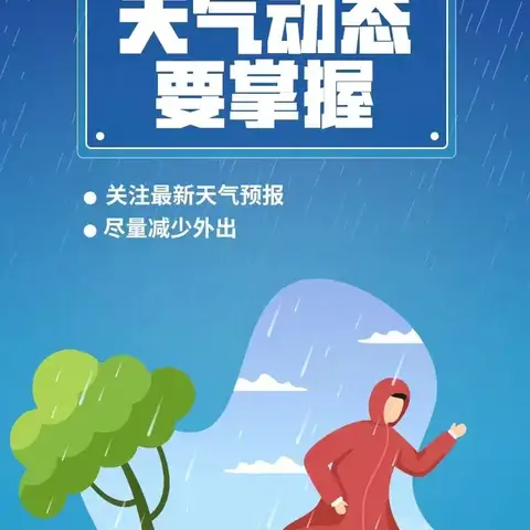 古交市向阳幼儿园暴雨极端天气安全告知书