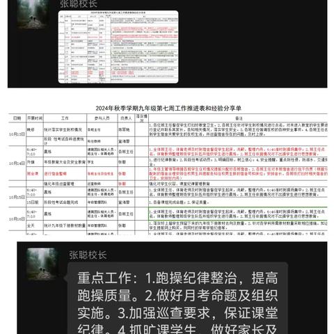 海南白沙思源实验学校 九年级组第七周工作简报