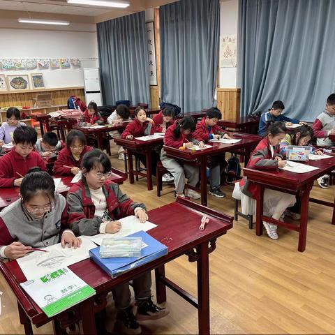 博才梅溪湖小学2024春季素描班结课啦～