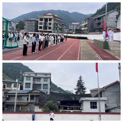 月圆映华夏，书香润校园——小横垅乡中学第六、七周工作总结 值周行政 陈思思 翟丽霞