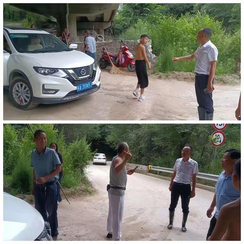 珍爱生命，预防溺水-五台街道网格员巡河行动进行时