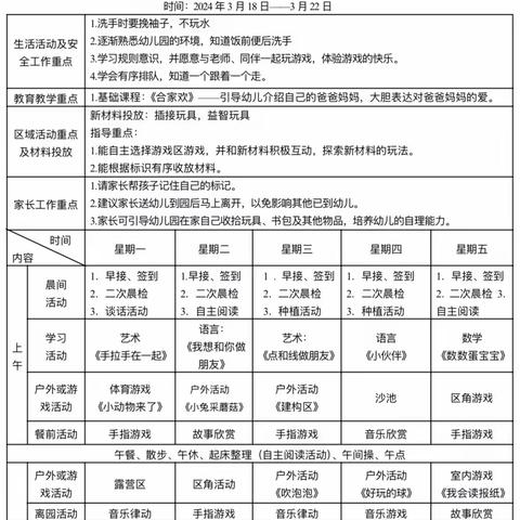 小3班第4周速递