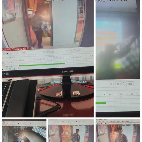 夜间值机，认真负责
