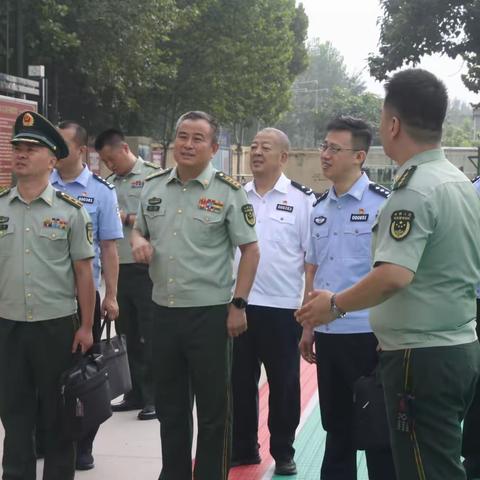 武警河北省总队、河北省公安厅监管总队到元氏县看守所进行“三共”联查