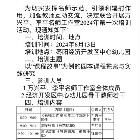 “繁花六月初夏日，深研细悟共成长” ——万兴平、李平名师工作室联合研修活动