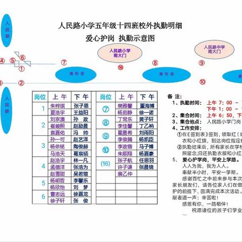 最长情的告白，最暖心的行动 ——爱心护学，五年级十四班执勤家长的美丽瞬间