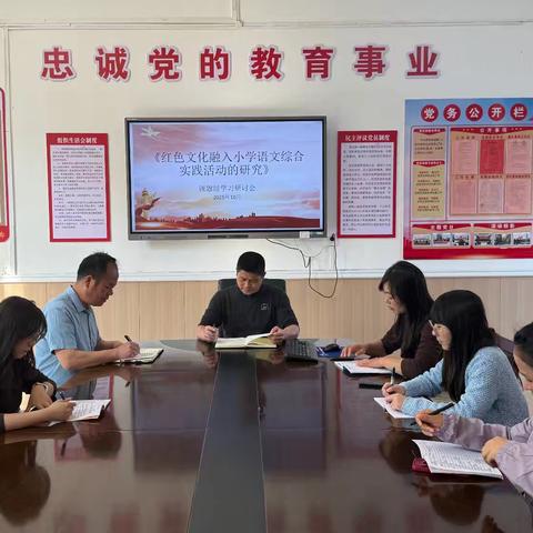 【课题动态13】红脉融语韵·实践育新苗——课题组学习研讨会