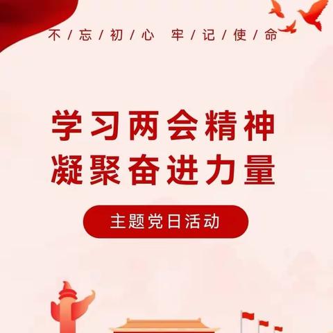 学习“两会”精神 凝聚奋进力量——西通乐中心小学党支部开展3月份主题党日活动