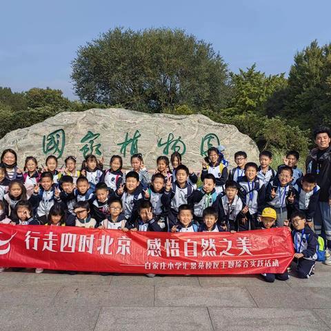 行走四时北京，感悟秋天之美——记白家庄小学汇景苑校区三2班实践活动