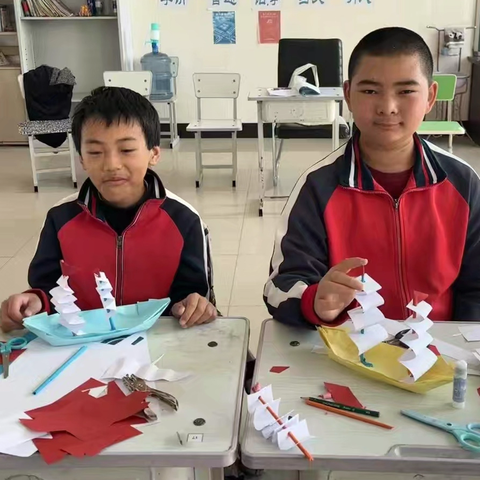 造舟记 | 以纸为帆，目标启航——德裕学校制作纸船劳动课