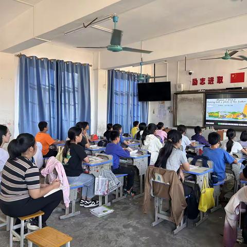 教以共进 研以致远 横州市百合镇田共村委小学 英语组教研活动