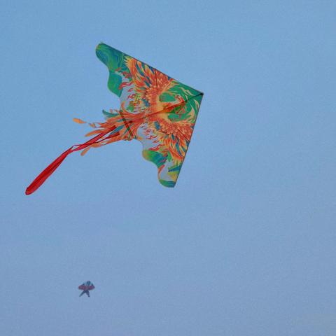 纸鸢“撒欢”蓝天，童心“筝筝”向上——卧里屯校园风筝节放飞春天