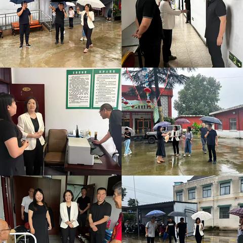 副区长王静同志实地检查我区养老机构防汛工作