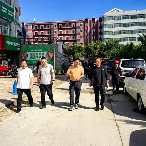张志强副区长到大同大学周边环境整治项目进行调研指导