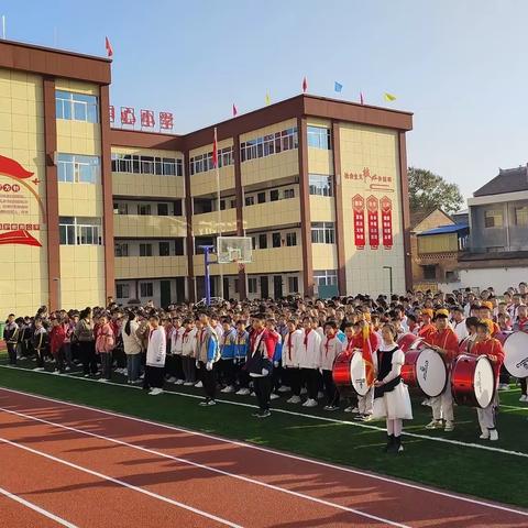 槐芽镇中心小学五年级二班第九套广播体操比赛