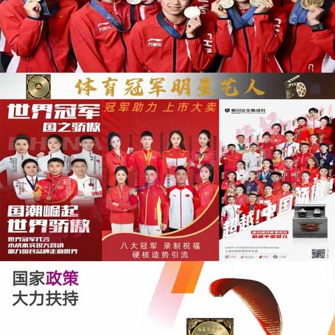 冠军明星介绍和代言案例参考简介