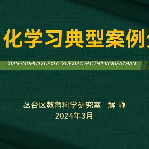 专家领航启思践行， 聚焦案例持续“项”前——丛台区连城小学项目式学习专题培训