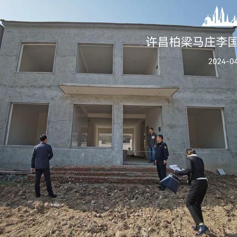 “双违”建筑处置专班对柏梁镇申请符合验收的进行实地验收