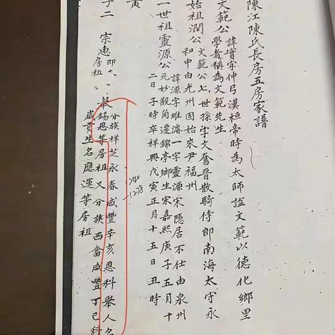 泉郡灵源公裔孙走进永春五里街       ：（锦亭厝）陈锡恩故居（进士第）