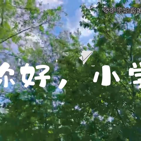 参观小学新体验——庆幼七园科学幼小衔接活动