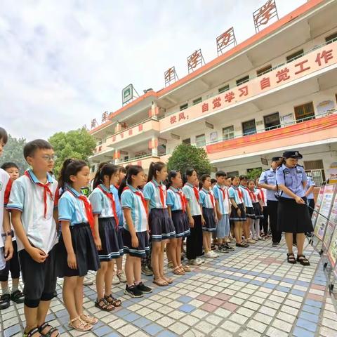 “珍爱生命 远离毒品”慎城镇回民小学联合城东派出所举行禁毒主题活动