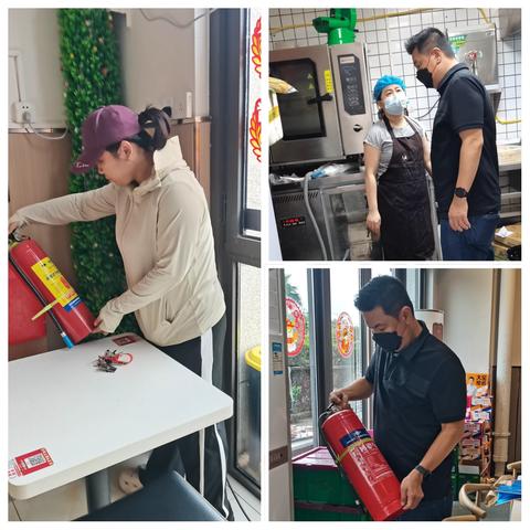 晋美社区开展安全生产排查工作