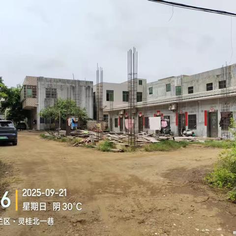 晋美社区巡查再次发现灵桂北二巷7号偷建抢建