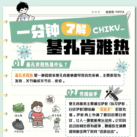 预防基孔肯雅热，筑牢校园健康防线——江城镇中心幼儿园预防基孔肯雅热病毒知识宣传