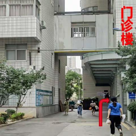 门诊三楼心电图室/肺功能检查路线图