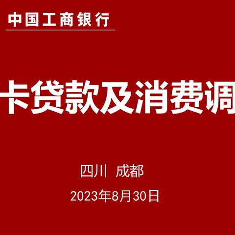 总行召开信用卡贷款及消费调研会