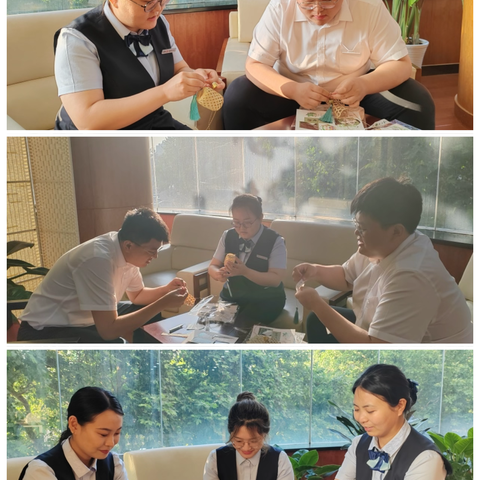 以漆为笔 以水为墨—电子工业区支行营业室开展非遗漆扇制作活动