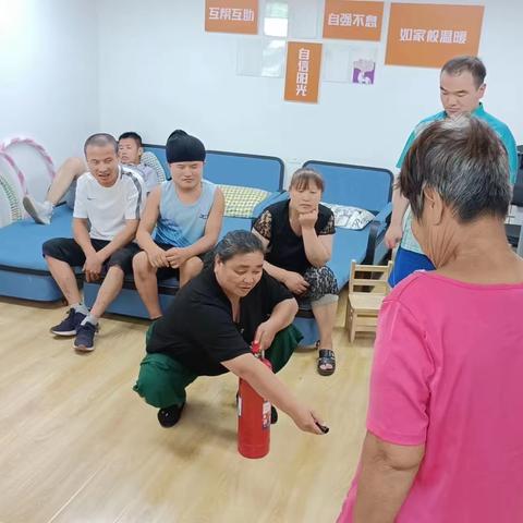 增强消防安全意识 提高防火救灾能力——腊山街道“如康家园”残疾人之家开展消防培训演练活动