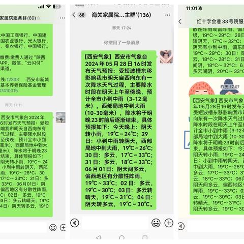 【新城西一路街道红会社区】雨天巡查不松懈 网格服务保安全