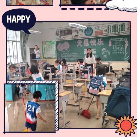 爱卫运动 我们在行动——儋州市新州实验小学举行班级卫生检查评比活动