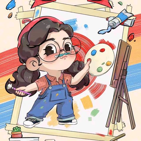 麒麟山庄幼儿园中班创意美术延时班学期总结