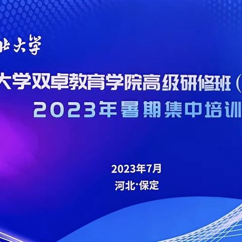 河北小学2023暑期集中培训活动总结（四）