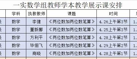 观摩促发展·课堂展风采——阳信县第一实验学校一年级朝晞级部数学组学本公开课展示活动纪实