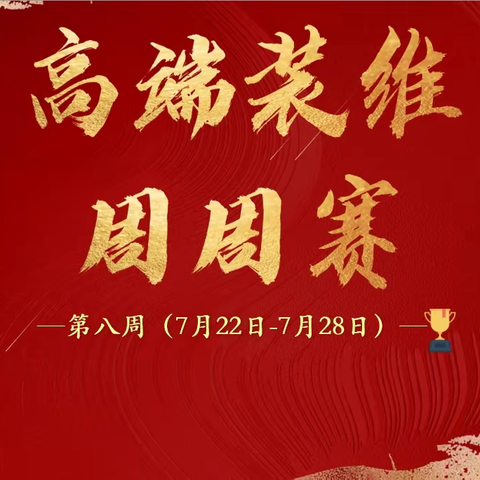 “锋芒翼夏”高端装维劳动竞赛 （第八周）