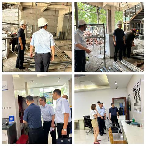 直属支行党委委员、副行长孙大成带队开展安全检查