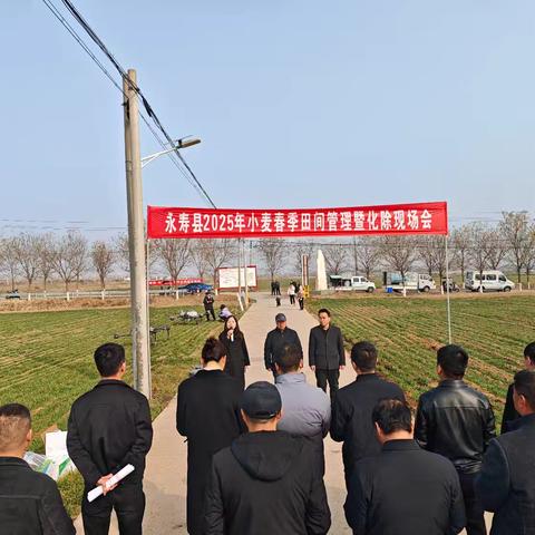 永寿县召开2025年小麦春季田间管理暨化除现场会