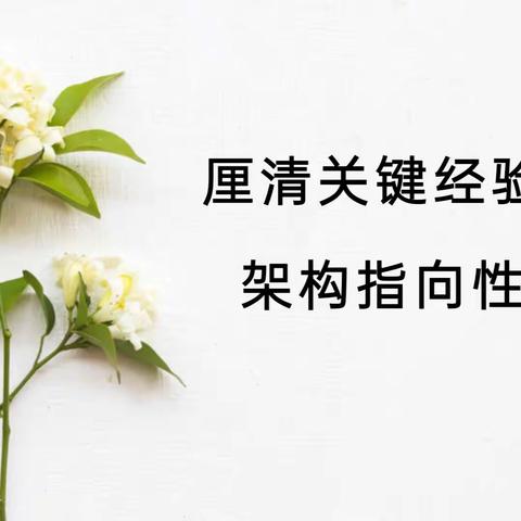 【研思同行】厘清关键经验 架构指向性评价——示范幼儿园学前教育集团6月份片区教研